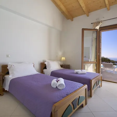Villa Annita Sea Views Private Pool Tzamarelata Fiskardo Asos