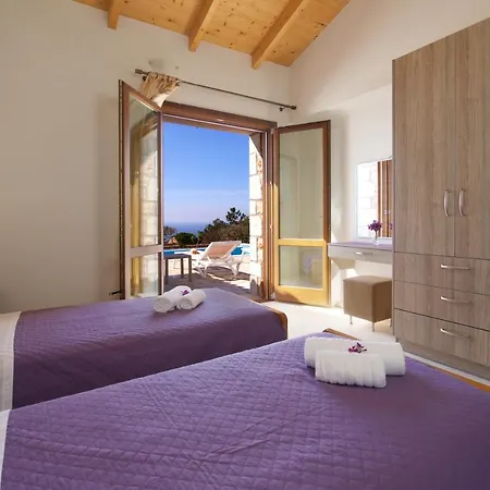 Villa Annita Sea Views Private Pool Tzamarelata Fiskardo Asos