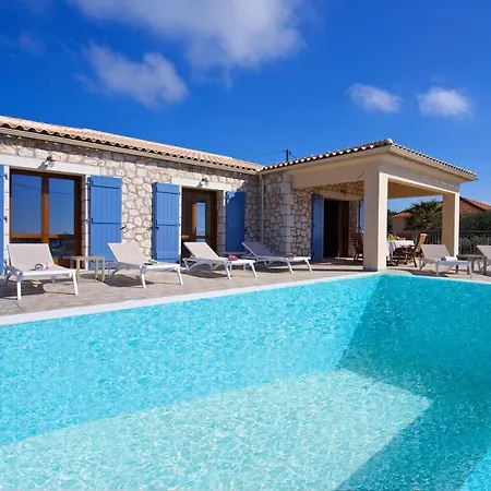 Annita Sea Views Private Pool Tzamarelata Fiskardo Villa Asos